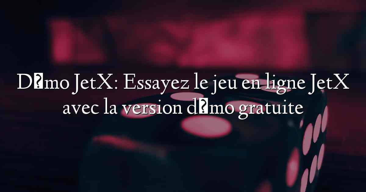 Démo JetX: Essayez le jeu en ligne JetX avec la version démo gratuite