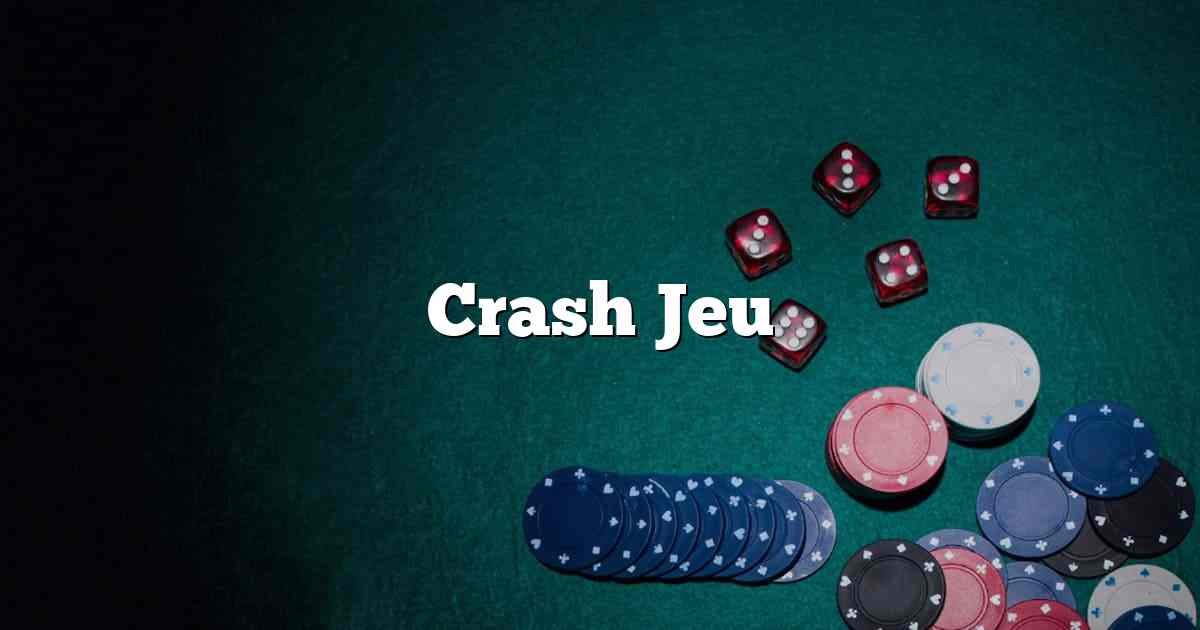 Crash Jeu